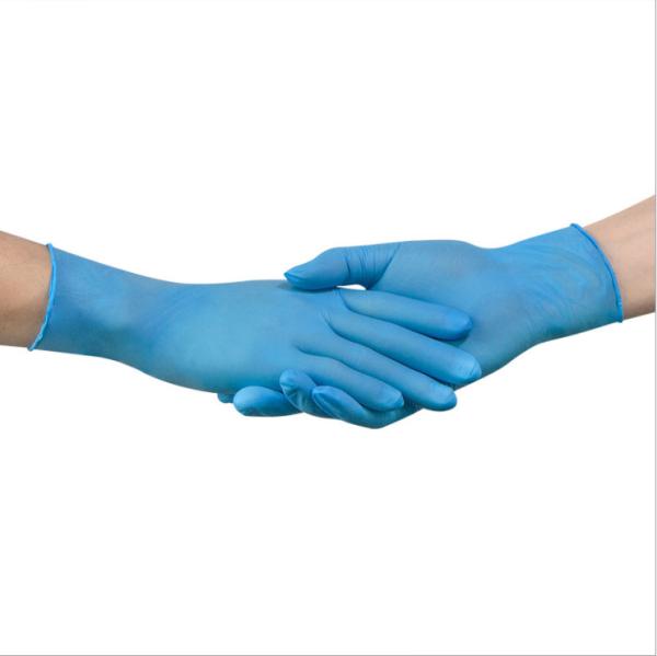 Nitrile Disposable Medical Gloves High Elasticity Safe Without Side Effect