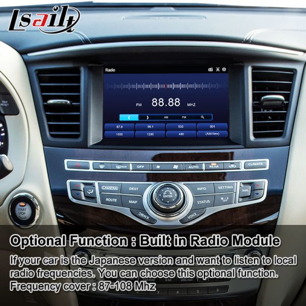 Lsailt Android Screen Car Multimedia Display for Infiniti JX35 QX60 2011-2016