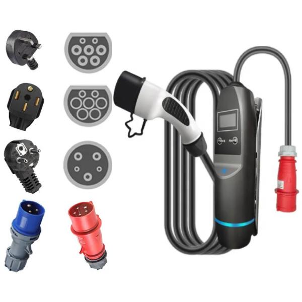 CE/FCC/RoHS a certifié le chargeur portatif 110V-450V d'EV avec la garantie de 1