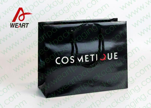 Food Carrier Retro Retail Paper Bags , Custom Printed Paper Lunch Bags