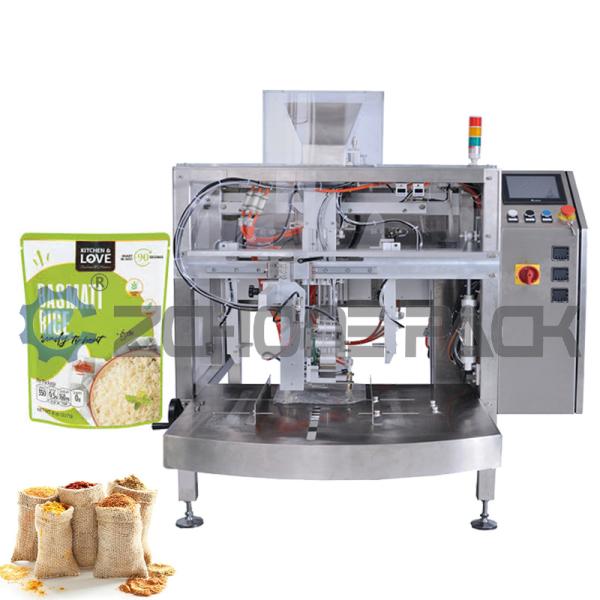 Rice Packaging Machine Prefabricated Bag Multifunctional SinglE-station Packaging Machine
