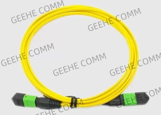 Femelle d'OM2 3.0MM au câble femelle de fibre de MTP MPO