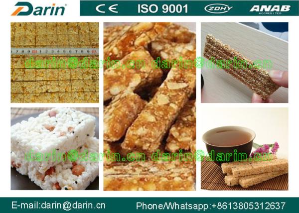 Fruit Nut / Candy Bar Snack Making Machine Automatic Easy Operation