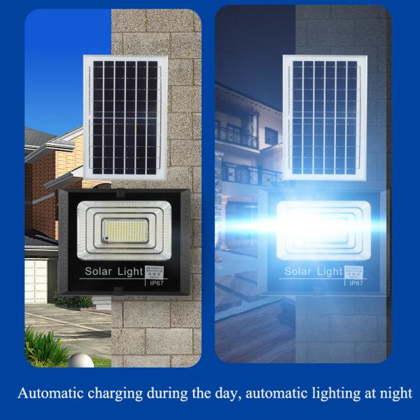 Led parking lot flood Solar Lights Outdoor Lighting Garden IP67 Lights Flood Lights Street Lights
