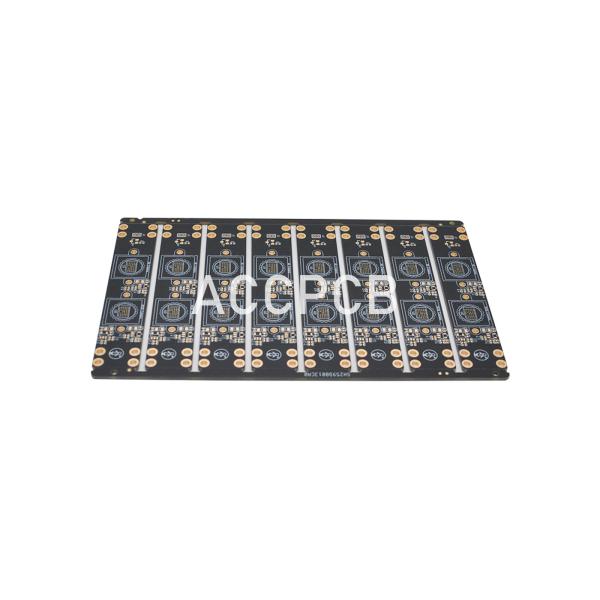 Blank Copper PWB Board  0.25mm Thickness and Customizable  Black Solder Mask
