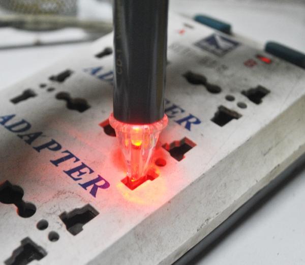 da alta tensão verificador bonde da pena da máquina de testes da compressão do detector da tensão AC Do contato não