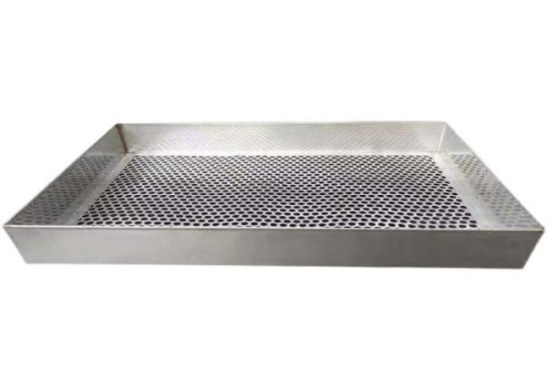 ASTM 430 Stainless Steel Perforated Sheet , Kitchen Steel Plate Perforated