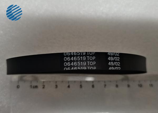 Black Good Elasticity NCR Flat Flex Transport Belt 266.7mm 445-0646519