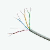 Cat5e Lan Cable ethernet Unshielded do fio de cobre de 4 pares 24awg