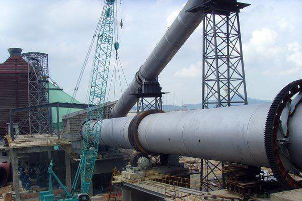 ISO роторной печи цемента роторной печи окиси цинка 3.5m×54m горизонтальный аттестовал