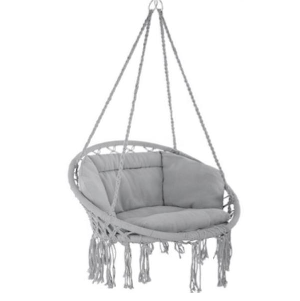 Hammock Área de Jardim Swing Chair Jardim Macrame Swing Hanging Chair Hammock para animais de estimação