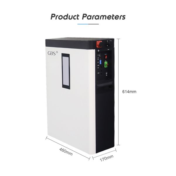 GBS 5kWh Off-Grid Wall-Mounted Split Industrial Use 6000-Cycle Energy Storage System 51.2V 100Ah LiFePO4 Lithium Battery CAN
