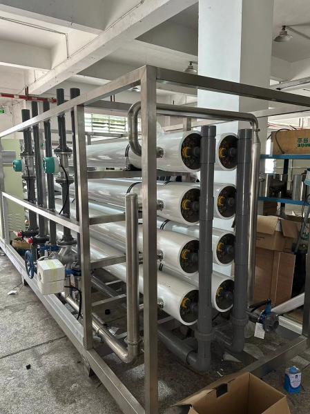 Morui 15m3 Two Stages High Salt Rejection Reverse Osmosis Plant with 15000L/Hour Capacity and Stainless Steel 304/316 Construction