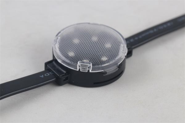 Lumières de point imperméables à l'eau IP67 DC24V 50mm Décoration extérieure Permanente Des lumières de Noël colorées