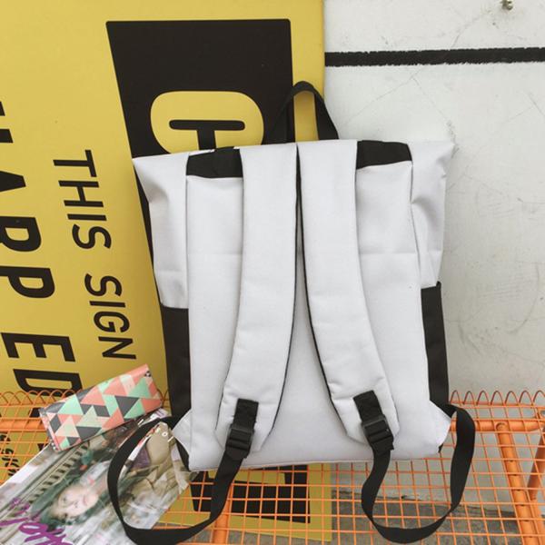 Ins is a hot seller of backpacks for male lovers, Korean version of fashion and individuality bag