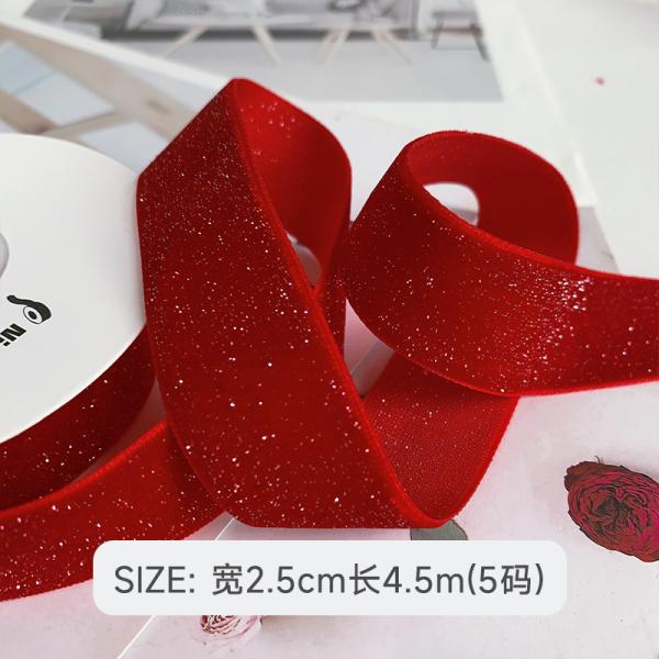 Блестящая блестящая бархатная лента 6 мм-38 мм глубокая красная бархатная лента мягкая