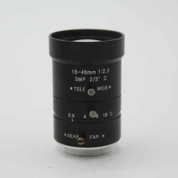 HD 3.0Megapixel Manual F2.0 Iris 16-48mm Varifocal IR CCTV Lens C M For Bank Supermarket Road monitoring