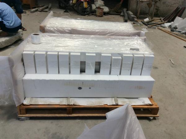 White Engineered Quartz Stone Countertops Solid Surface Thickness 2cm 3cm