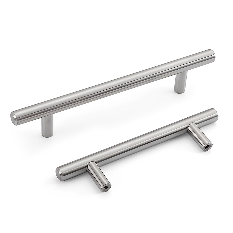 Modern Minimalist Stainless Steel T-shaped Handles for Bedroom Furniture Cabinet Doors and Drawers