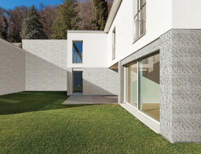 Waterstone Ceramic Tile Outdoor Cladding 150x600mm White Gray Black