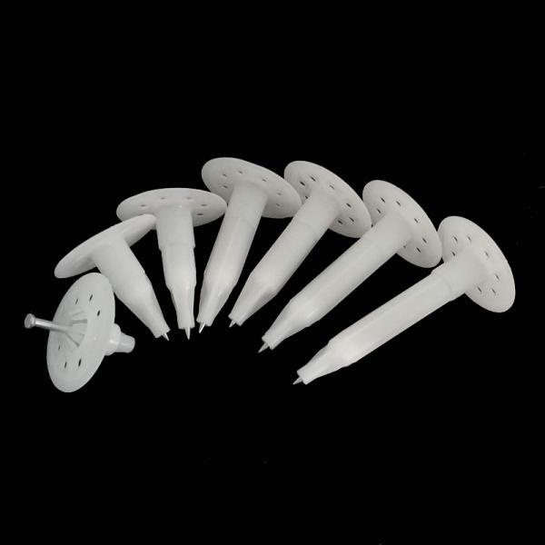 7.6mm Head Diameter Plastic Insulation Fastener 50MM for ISO Standard and Efficiency