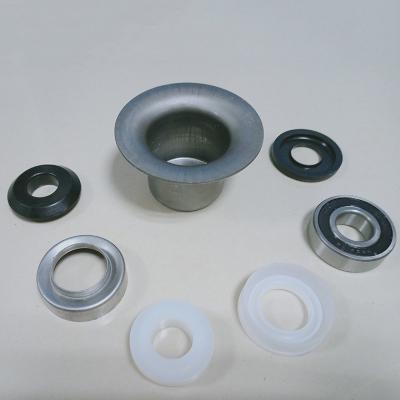 Updated Custom Stamped Bearing Housing for Conveyor Roller