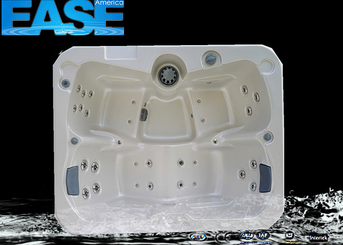Square Single Reversible Lounger Outdoor Spa Massage Bathtub, 2000 * 1640 * 800mm