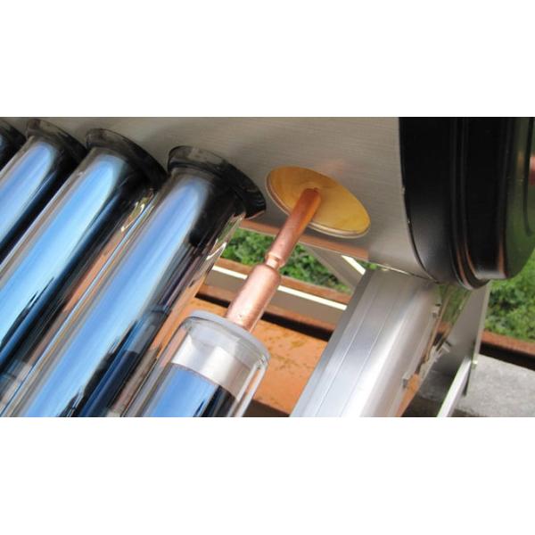 Convenient Heat Pipe Solar Water Heater All Glass Double Tube Co Axial Structure