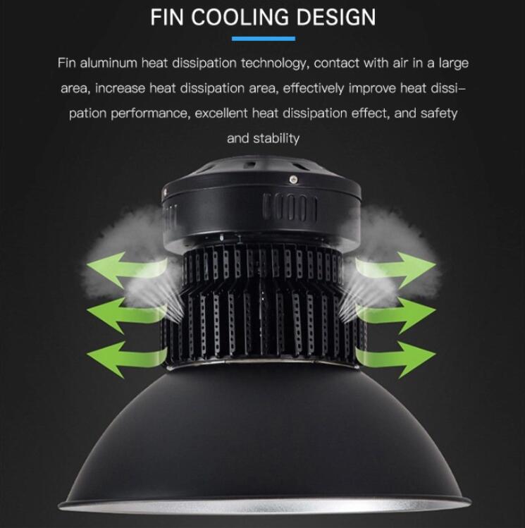 Залив UFO склада IP44 SMD алюминиевый высокий освещает AC85-265V