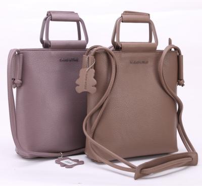 Shoulder Bags Socialite Fashion PU Plain Trunk Bags with Cell Phone Pocket