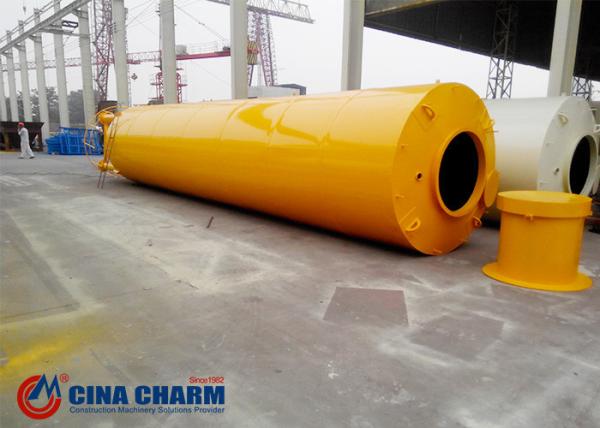 Sheet - Assembled Cement Storage Silo 90 100 120 Ton For Concrete Mixing Station
