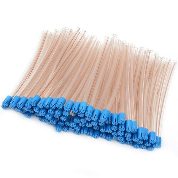 Disposable Dental Soft Tips Saliva Ejectors / Dental Suction Tips