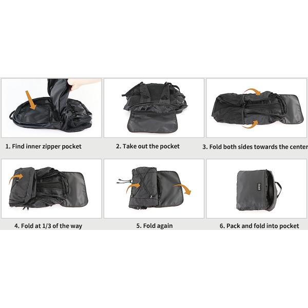 Hiking Backpack for Women Men - 40L Camping Backpack Packable Backpack Travel Lightweight Casual Daypack Backpacks