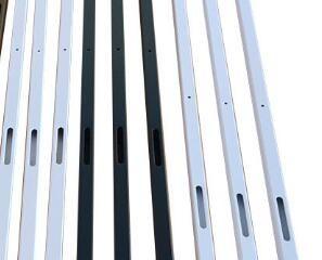 Heavy Duty Aluminium Uprights 20x20x2mm For Aluminium Burglar Trellis Gate