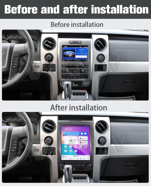 12.1inch Touch Screen Car Radio For Ford F150 2009 - 2012 Android 13 Multimedia Player GPS Navigation Head Unit Carplay