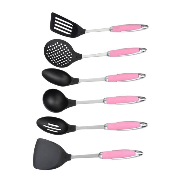 Non-stick 7 Pcs Nylon Cooking Tools Set Solid and Durable for Eco-friendly Kitchen