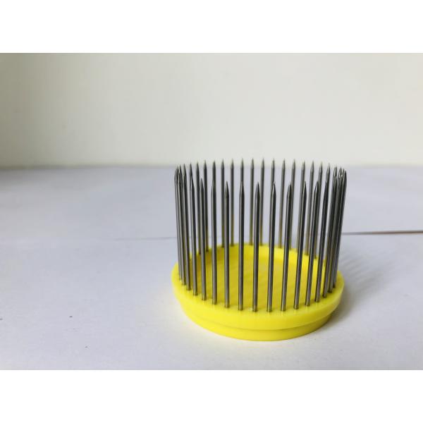 Color amarillo que se alza de la reina de la apicultura de la jaula de la reina de la aguja para la apicultura