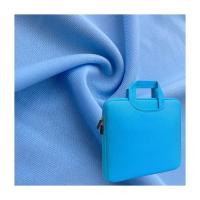 Tecido elástico de poliéster textil de 80 a 90 gramas para bolsas de computadores portáteis