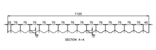 High Speed Steel Silo Corrugated Panel Roll Forming Machine With Thickness 2-4mm