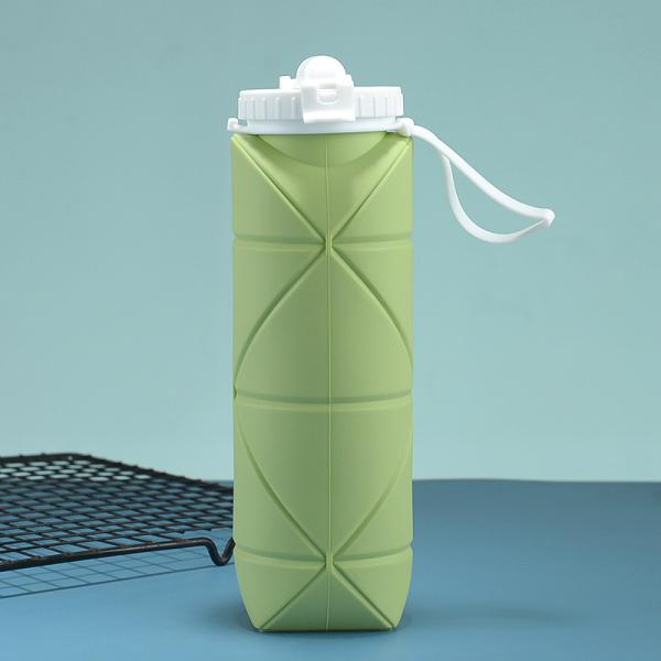 Silicone Collapsible Water Bottles Pop Its Water Bottle For Toddlers Camping Cup With Carabiner