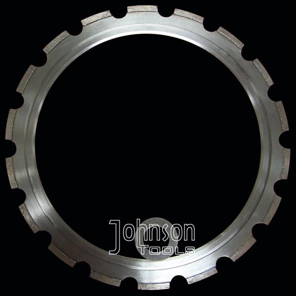 o anel de 350mm considerou a lâmina para o concreto