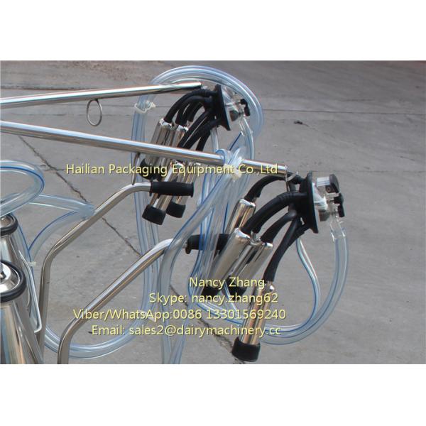 Diesel Power Mobile Milking Machine Two Cows Farm Milking Equipment