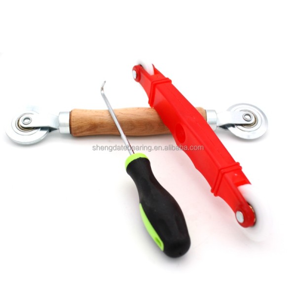 Nylon Wheels Glass Balcony Wheels Stainless Steel Screen Window Spline Roller Rubber Strip Hook Gauze Wheel Window Install Tools