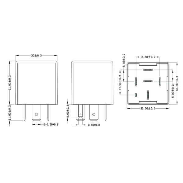 12V 6 Pin Wiper Intermittent Relay For Volkswagen
