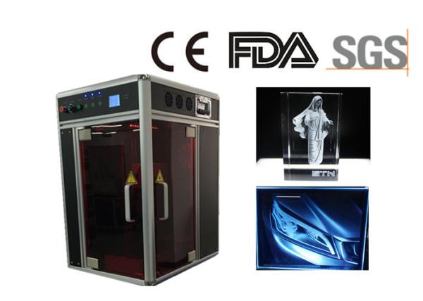 3W 3D Glass Laser Engraving Machine Air Cooled For Christmas Gifts