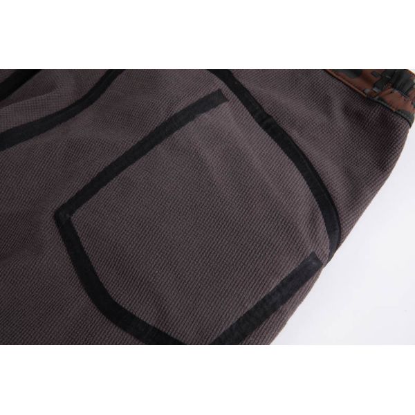 Mens Camouflage Outdoor Work Pants Fleece Lined Snow Bib Pants
