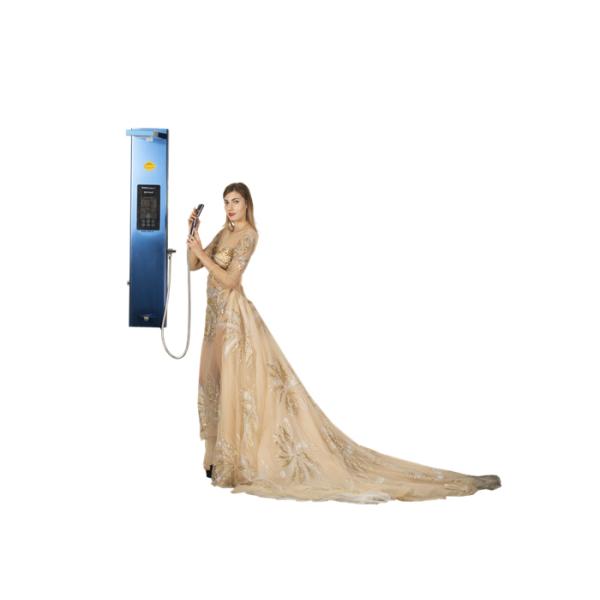 European Style Massage Shower Panel , Waterproof Shower Panels Blue Color