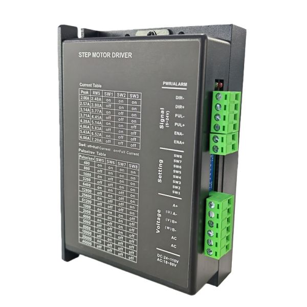 DM860 P860 2.4-7.2A Open Loop Stepper Motor Driver for Nema23 Nema34 Motors in CNC Machines