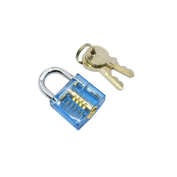 Colourful Mini Version Of Word Transparent Practice Lock Set 5pcs
