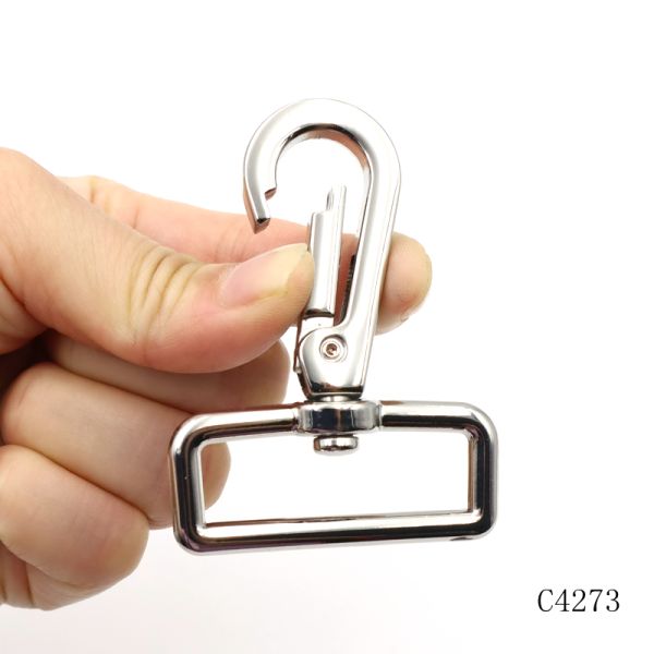 38mm Heavy Duty Snap Hook Gunmetal Black Swivel Snap Clips For Bag